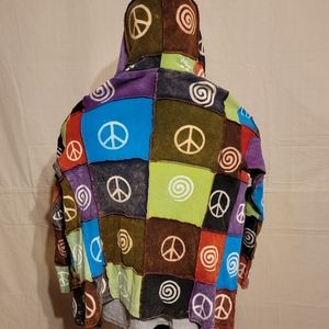 Rising international peace hoodie.
